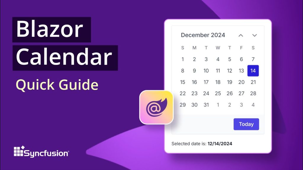 Blazor Calendar: The Ultimate Feature Walkthrough